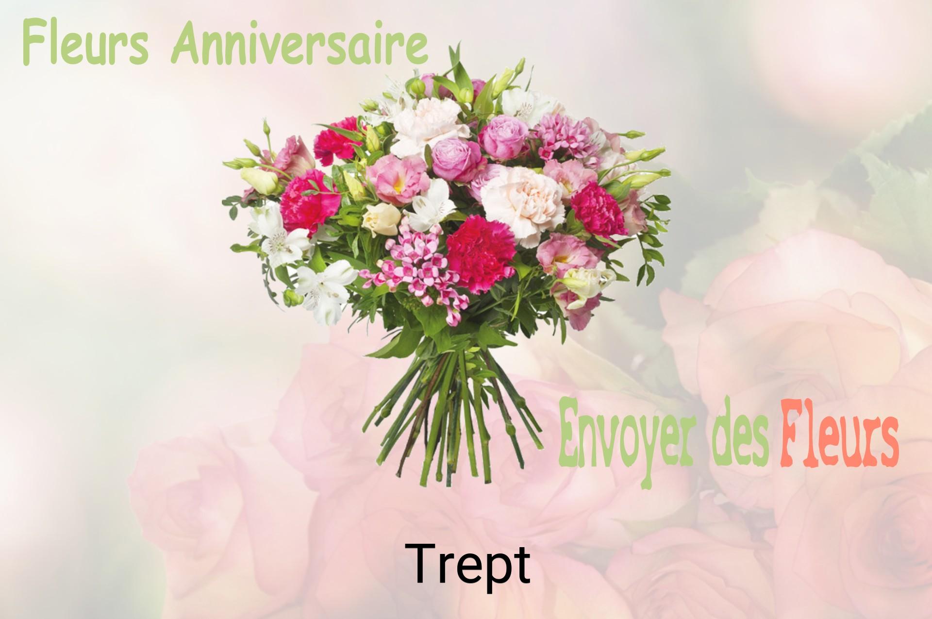 Bouquet de fleurs d’anniversaire livré à Trept